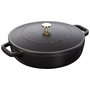 Staub Rôtière ronde Chistera 28 cm noir - Référence 40511-472-0 / 405114720