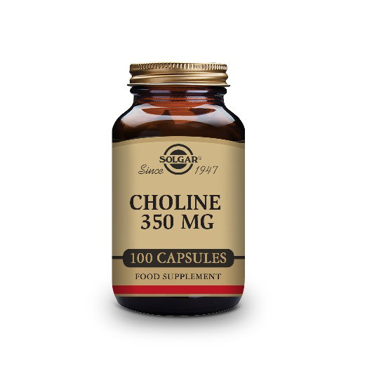 Solgar Choline 350 mg, 100 Gélules Végétales