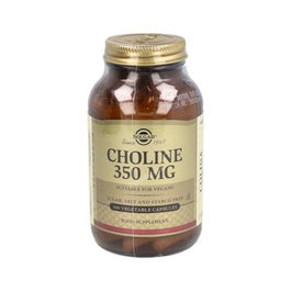Solgar Choline 350 mg, 100 Gélules Végétales