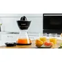 Bosch MCP72GPB Presse-agrumes VitaStyle Citro Noir / inox brossé 40 W, récipient verre 1 L, cône universel, tamis inox, LED