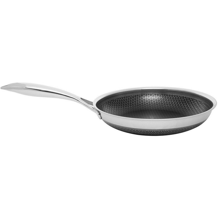 Kohersen Poêle 71107 Argentée en Acier Inoxydable et Aluminium Ø 24 cm