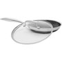 Kohersen Poêle 71107 Argentée en Acier Inoxydable et Aluminium Ø 24 cm