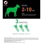 Frontline Combo Anti-puces et Anti-tiques pour Chien de 2 à 10 kg - Lot de 3 Pipettes à base de Fipronil et S-méthoprène