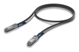 Ubiquiti Câble Direct Attach 100G, QSFP28 vers QSFP28, 0,5 m, Noir, Lot de 10 - Débits 100/40 Gbps, Compatible QSFP28/QSFP+
