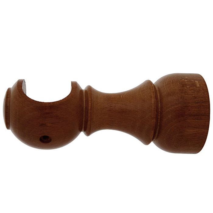 RIEL CHYC Support en bois lisse ouvert 28 x 128 mm noyer RIEL CHYC Support en bois lisse ouvert 28 x 128 mm noyer