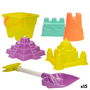 Set de jouets de plage Colorbaby 15 x 12 x 15 cm (15 Unités)