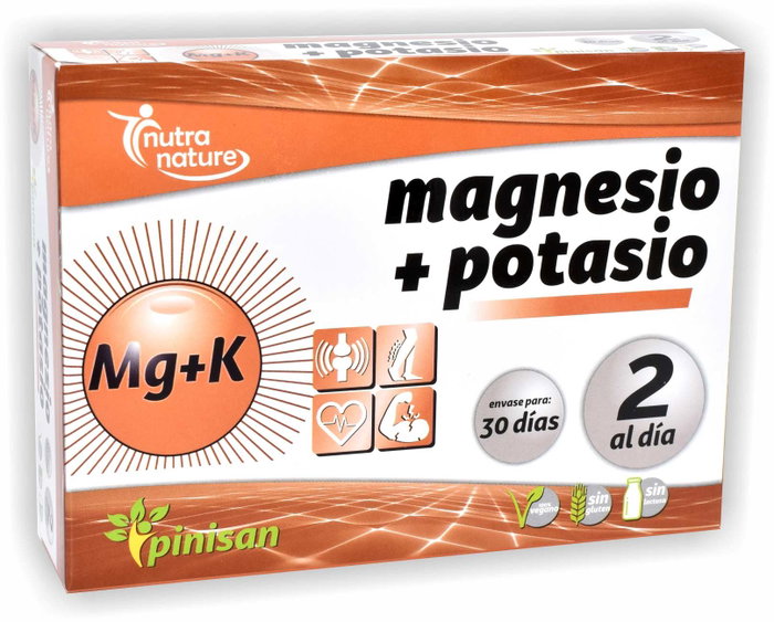 PINISAN Magnesio+Potasio 60 comprimés