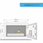Yale Coffre-fort Électronique YSV/170/DB2 Compact 3.8L