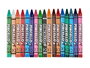 Pincello Boîte de Crayons Cire Jumbo 36 Pièces avec Pinceau 8x10x8 cm Cire Synthétique Assortiment 36 Couleurs (Set de 48)