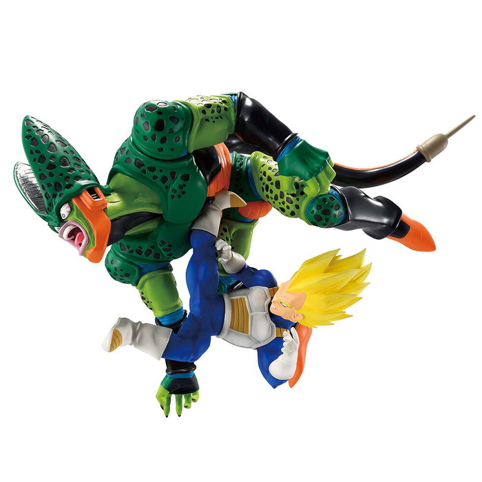 BANPRESTO Figurine Ichibansho Dragon Ball - Vegeta vs Cell Dragon History II, Hauteur 17 cm, Collection, +15 ans BANPRESTO Figurine Ichibansho Dragon Ball - Vegeta vs Cell Dragon History II, Hauteur 17 cm, Collection, +15 ans