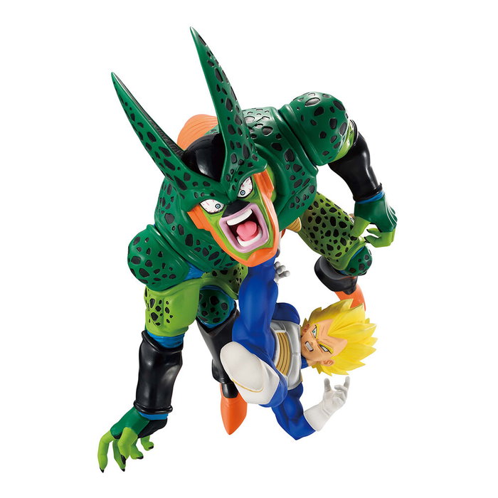 BANPRESTO Figurine Ichibansho Dragon Ball - Vegeta vs Cell Dragon History II, Hauteur 17 cm, Collection, +15 ans BANPRESTO Figurine Ichibansho Dragon Ball - Vegeta vs Cell Dragon History II, Hauteur 17 cm, Collection, +15 ans