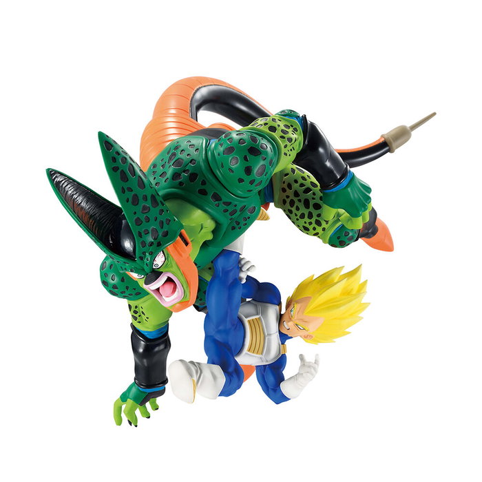 BANPRESTO Figurine Ichibansho Dragon Ball - Vegeta vs Cell Dragon History II, Hauteur 17 cm, Collection, +15 ans BANPRESTO Figurine Ichibansho Dragon Ball - Vegeta vs Cell Dragon History II, Hauteur 17 cm, Collection, +15 ans