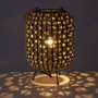 Lampe de bureau Noir Métal Jacinthe d'eau 40 W 220-240 V 21 x 21 x 30 cm
