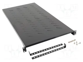 Lanberg Étagère de rack 1U 19 pouces 483x900mm Noir