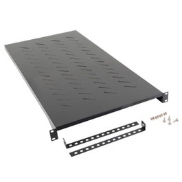 Lanberg Bandeja Fixe pour Rack 19" 483x900 mm 45 mm Noir 25 kg Capacité de Charge