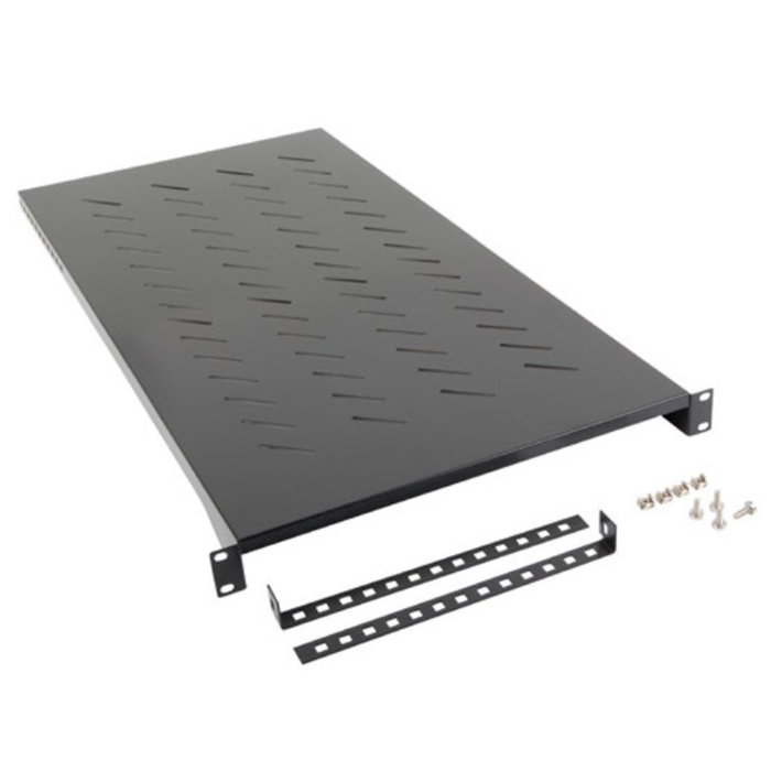 Lanberg Bandeja Fixe pour Rack 19" 483x900 mm 45 mm Noir 25 kg Capacité de Charge Lanberg Bandeja Fixe pour Rack 19" 483x900 mm 45 mm Noir 25 kg Capacité de Charge