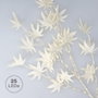 GSC Evolution Branche décorative LED feuilles d'érable blanches 0,70M lumière chaude