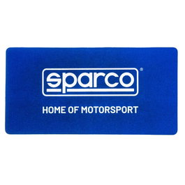 Sparco Tapis Bleu en Tissu et Caoutchouc