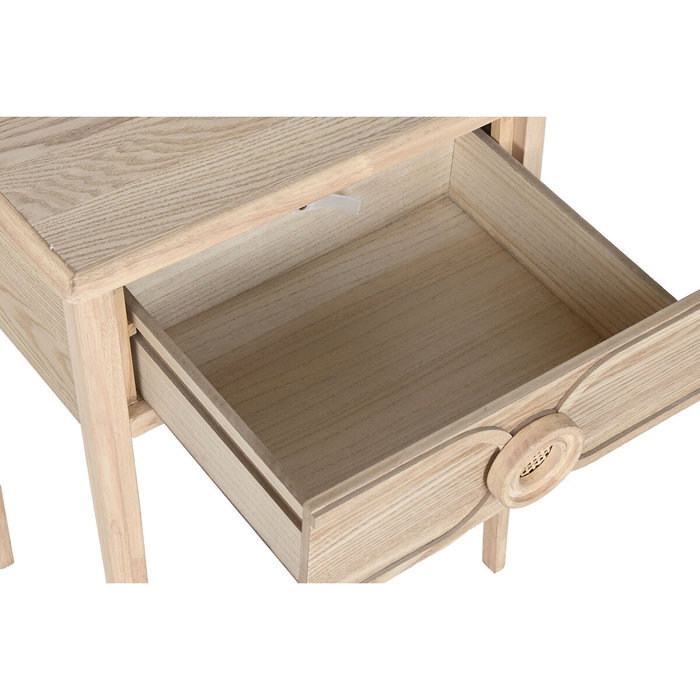 Table de Nuit Home ESPRIT Naturel 48 x 35 x 65 cm