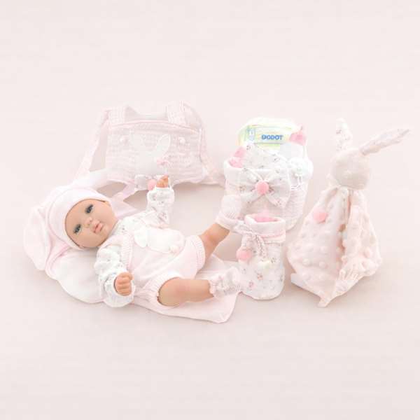 Berjuan My Little Reborn 32 cm Poids Réel Rose - Poupée Réaliste - Réf. 3052-26