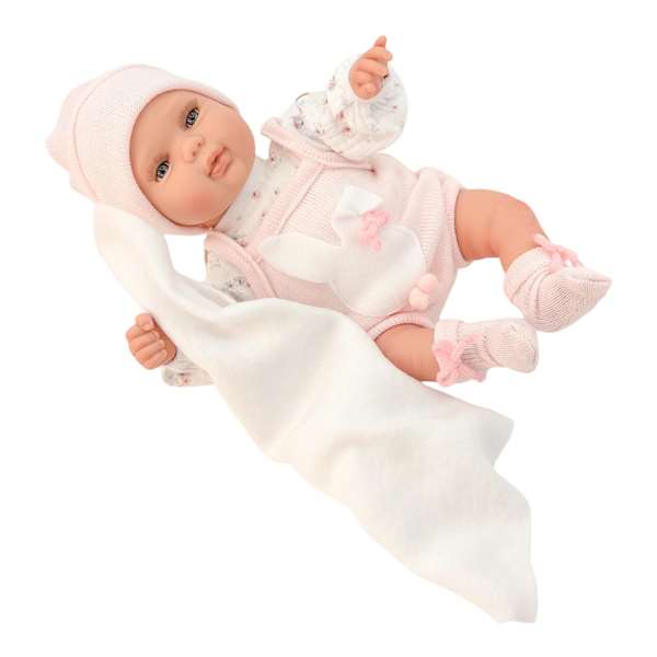Berjuan My Little Reborn 32 cm Poids Réel Rose - Poupée Réaliste - Réf. 3052-26