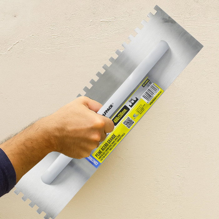 WOLFPACK LINEA PROFESIONAL Peigne en acier grande taille 480x130 mm