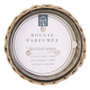 Home Deco Factory Bougie avec Vase Tressé Ambre