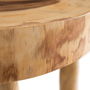 Table Basse Naturel 70 x 70 x 45 cm