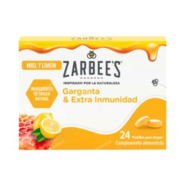 Johnson's Zarbees Gargant & Inmu Citron et Miel 24 comprimés