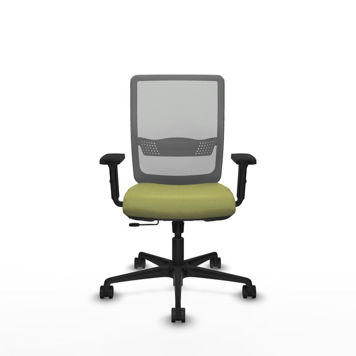 PIQUERAS Y CRESPO Chaise Haches Synchrone/Traslack Vert olive/Gris