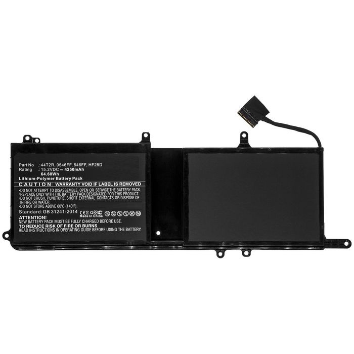CoreParts Batterie pour Dell 64.60Wh 15.2V 4250mAh Noir CoreParts Batterie pour Dell 64.60Wh 15.2V 4250mAh Noir
