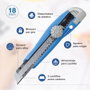 Hantums Cutter standard avec roue de verrouillage et 3 lames