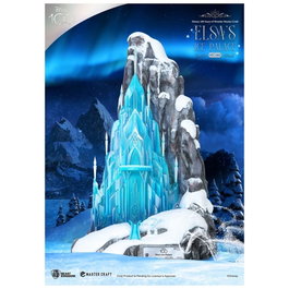 Réplique Disney palais Elsa Master Craft de collection en résine polyarticulée, 46 cm