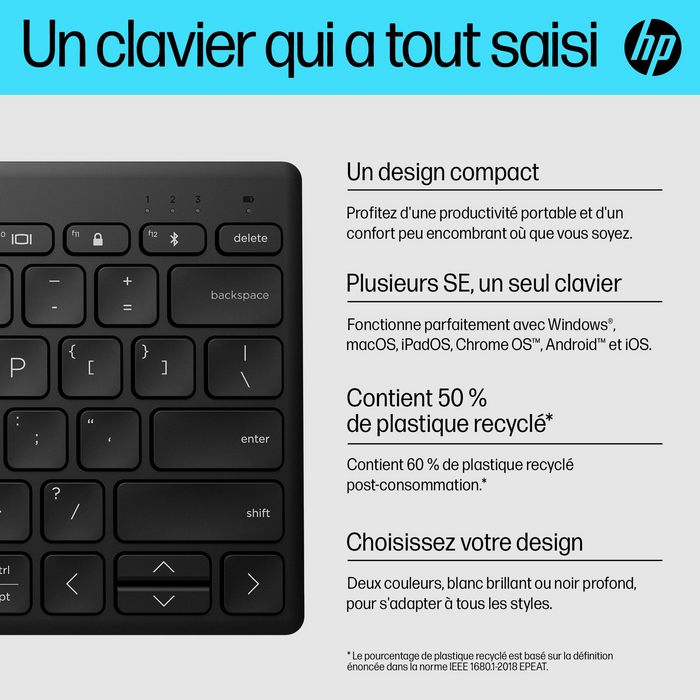 HP 350 BLK Compact Multi-Device Noir