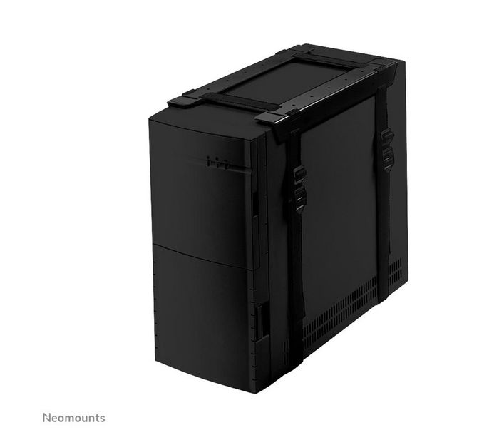 Neomounts Support d'ordinateur de bureau CPU-D025BLACK - Support pour PC Tour jusqu'à 20 kg, Noir, réglable en largeur et profondeur