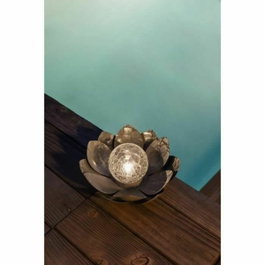 Galix Nénuphar solaire - 25 cm - Gris