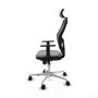 Piqueras y Crespo Chaise de Bureau 1D086N2 Gris