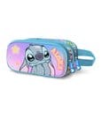 Karactermania Trousse double 3D Lilo & Stitch Mischievous - Bleu