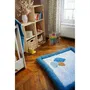 Domiva - Tapis de parc bébé imprimé Au fil de l'eau 100x100 cm - Tapis d'éveil motifs animaux vintage pour chambre d'enfant