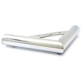 Q&Q Pata Metal WANDA - Pieu de meuble en métal chromé, dimensions 280x280 mm, hauteur 40 mm