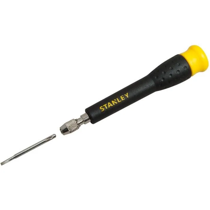 Stanley - Jeu de 16 micro tournevis, lames interchangeables : fente, Phillips, hexagonal, Torx - STHT0-62633
