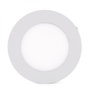 Plafonnier LED circulaire 6 W, 600 lm, 6 000 K, Blanc Froid
