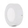 Plafonnier LED circulaire 6 W, 600 lm, 6 000 K, Blanc Froid