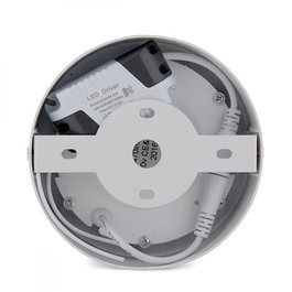 Plafonnier LED circulaire 6 W, 600 lm, 6 000 K, Blanc Froid