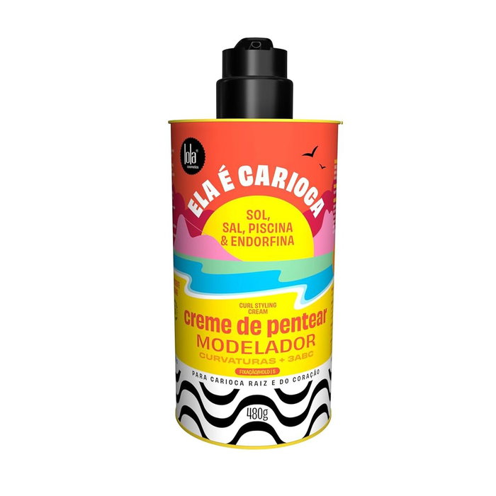 Lola Cosmetics - Crème coiffante Ela E Carioca pour cheveux - Pot de 480 g Lola Cosmetics - Crème coiffante Ela E Carioca pour cheveux - Pot de 480 g