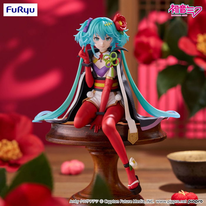 Furyu Hatsune Miku Noodle Stopper Flower Fairy Camellia 15 cm Furyu Hatsune Miku Noodle Stopper Flower Fairy Camellia 15 cm