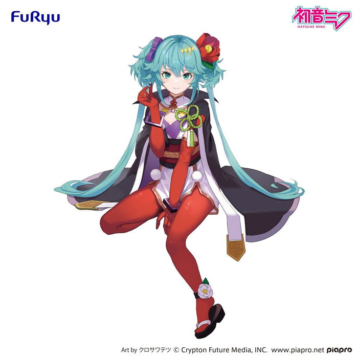 Furyu Hatsune Miku Noodle Stopper Flower Fairy Camellia 15 cm Furyu Hatsune Miku Noodle Stopper Flower Fairy Camellia 15 cm