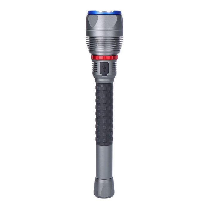 Edm Lampe torche LED 18000 lumens longue portée IP67 180W avec batterie lithium 3x5000mAh USB-C