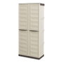 Art Plast Armoire haute Spazio beige et marron, 70 x 39 x 165 cm