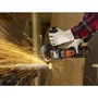 Black+Decker Meuleuse Angulaire Sans Fil BCG720M1-QW 0717691 – Batterie Li-ion 18V 4Ah – Disque 125mm – Autonomie 5h